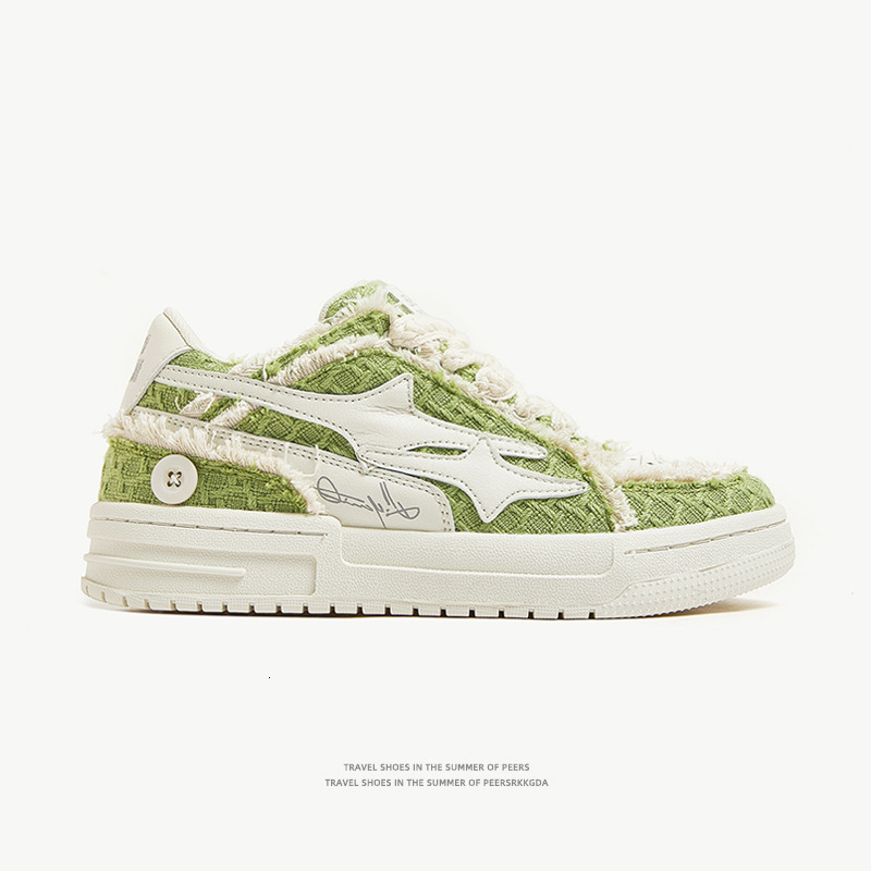 Guangzhou Fashion Summer China-Chic Korean Edition Water Washing Denim Breathable Board Men's And Women's Couple Shoes
