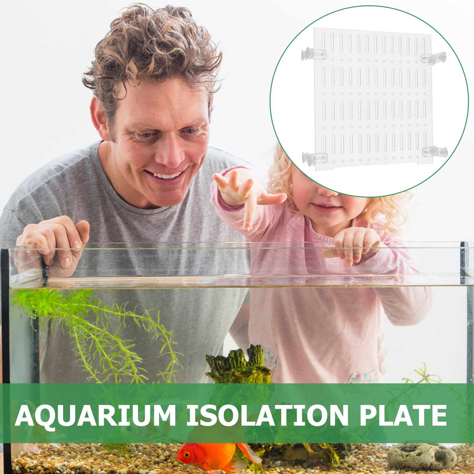 Fish Tank Isolation Board Breeding Aid Aquarium Acrylic Plate Separator Divider Partition
