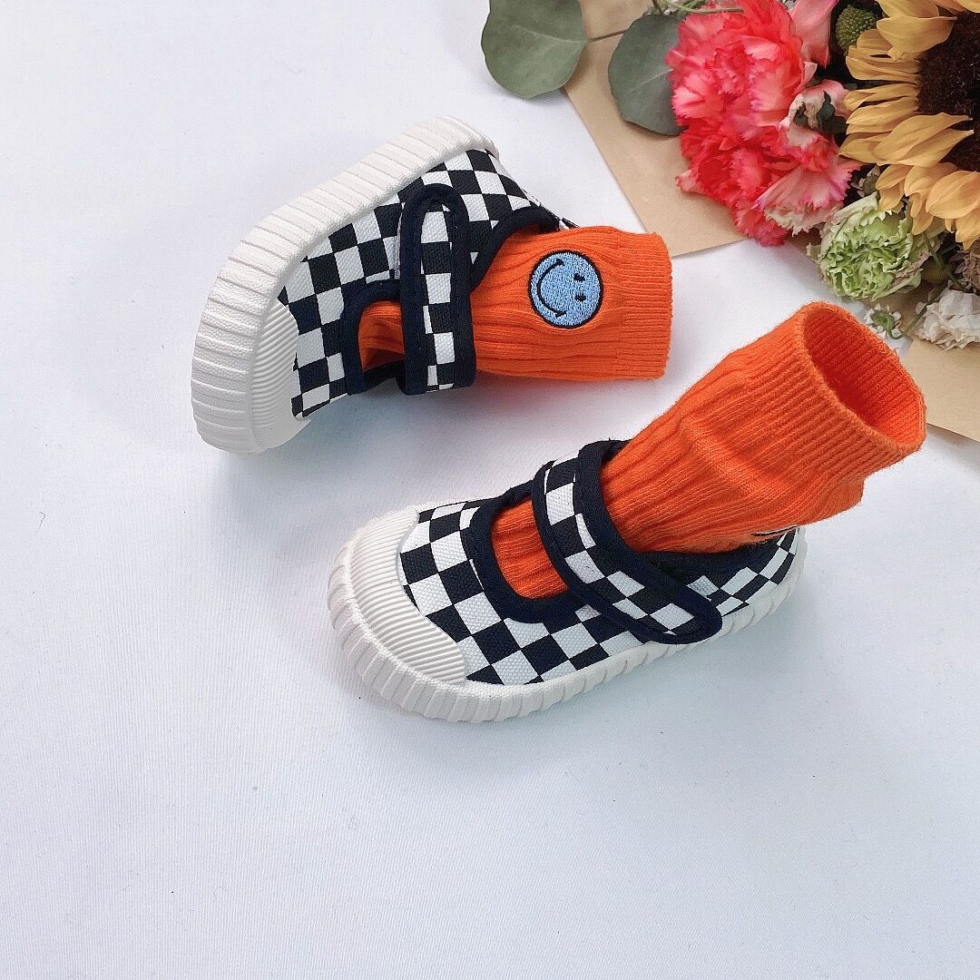 Kids Canvas Shoes 2025 Spring New Children Board Shoes Boys Girls Baby Casual Shoes Soft Non Slip Sneakers Sizes 21 - 32