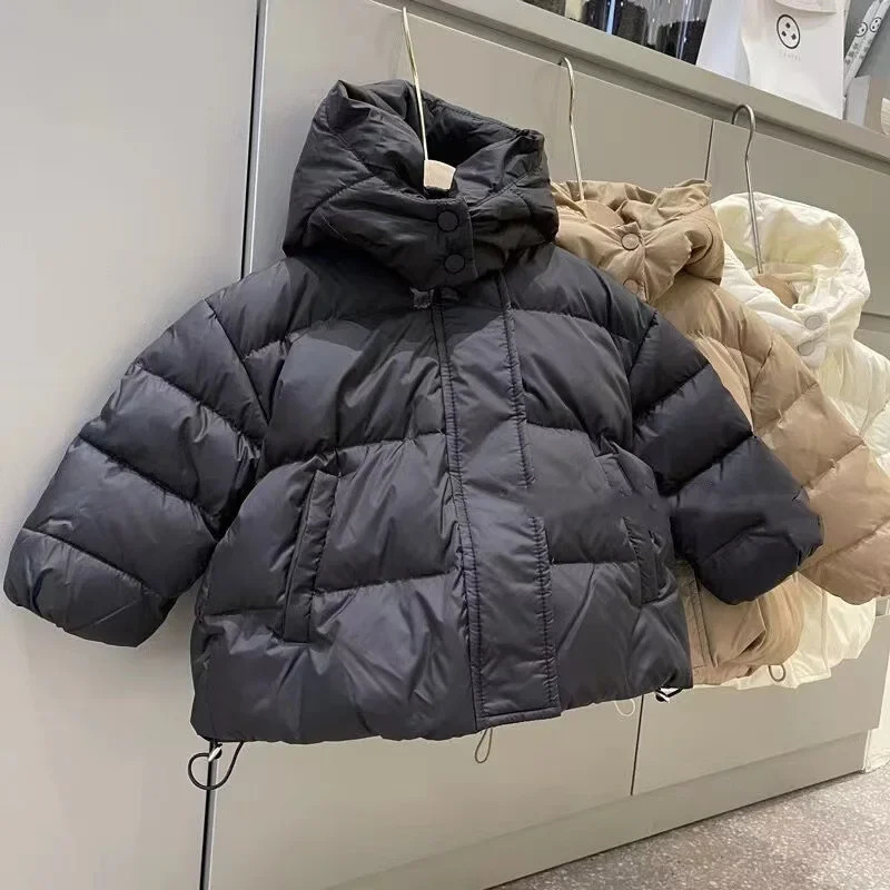 Children Korean Down Cotton Parkas Child Cottonpadded Coat Boys Clothing Kids Winter Jacket for Warm Thick Girls Outerwear 241011