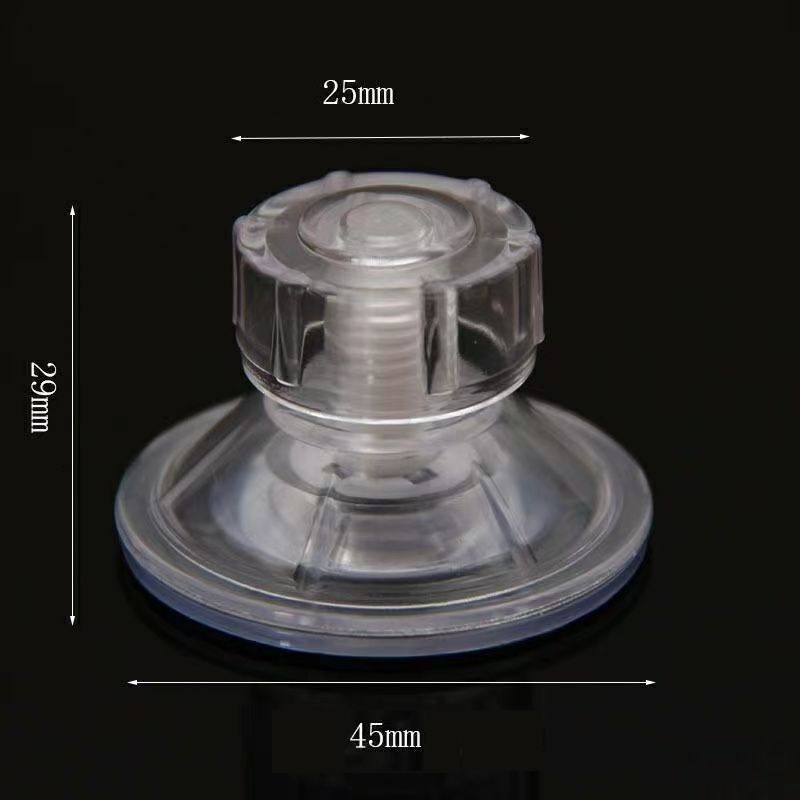 5 Pcs Strong Screw Nut Suction Cup 4.5cm Hand Tighten Adjustment Turtle Platform Sucker with Press Cap Nut Screw Hook for Glass