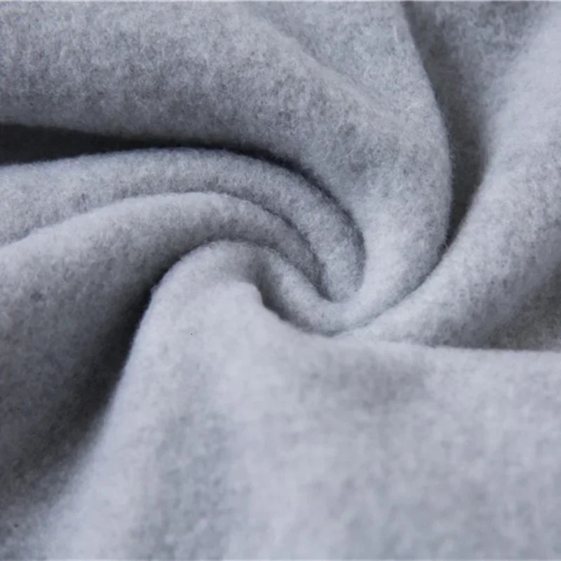 Winter Hoodie Set Mens Fashion Wool Black Sports Pants Casual Jogging Shirt Womens Zipper 3XL 241008