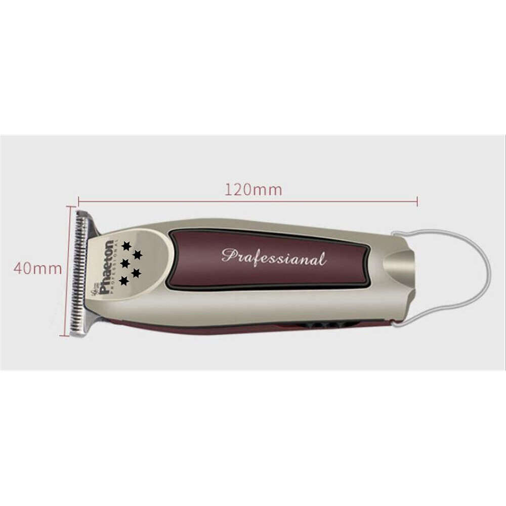 15W Electric Clipper for Salon Professional Rechargeable Hair Trimmer Stainless Steel Blade 0.1mm Cutting hine