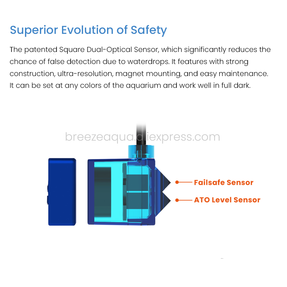 AUTOAQUA Smart ATO Duo G2 SATO-286P 110-220V Aquarium Fish Tank Auto Top Off System Water Filler Refiller Level Controller