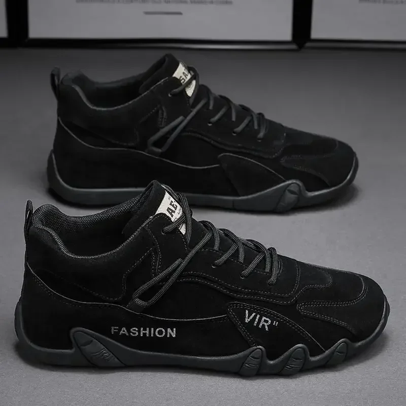 Men's Shoes Casual Shoes Ankle Boots Designer Fashion Loafers Lace Up Shoes Men Boots Men Sneakers Non-slip New Tenis