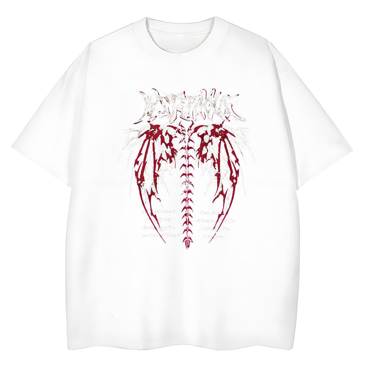 2024 Designer Woman T Shirts 100% Cotton 230g Crew Neck Breathable Casual Sport wing Women Tees 5A Black Oversized Tees Shirts