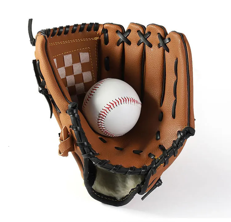 9.510.511.512.5inches Thicken Infield Pitcher Baseball Gloves Softball Gloves Children Teenagers Adults Full Baseball Gloves 241010