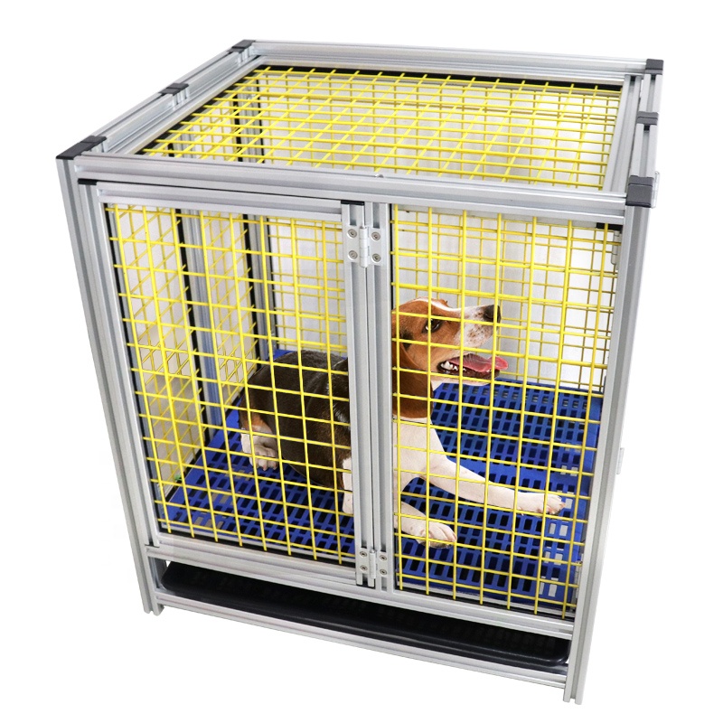 pet crates extra xxl large 90 cm big strong metal iron large size stainless steel foldable heavy duty dog cage and kennels