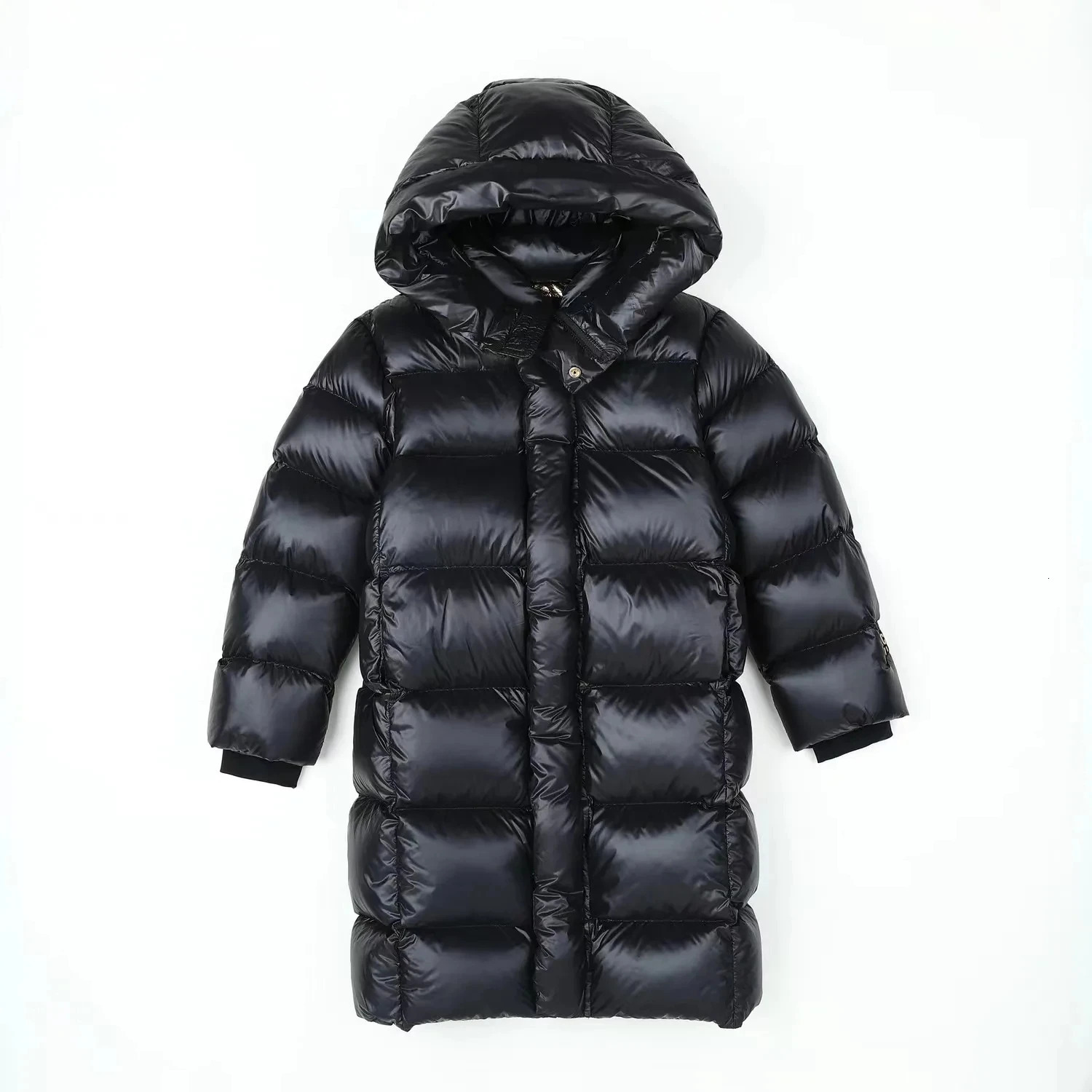 Kids Girls Winter Duck Down Jacket Thickness Long Warm Puffer Coat Boys Waterproof Hooded Parkas Snow Outerwear 241011