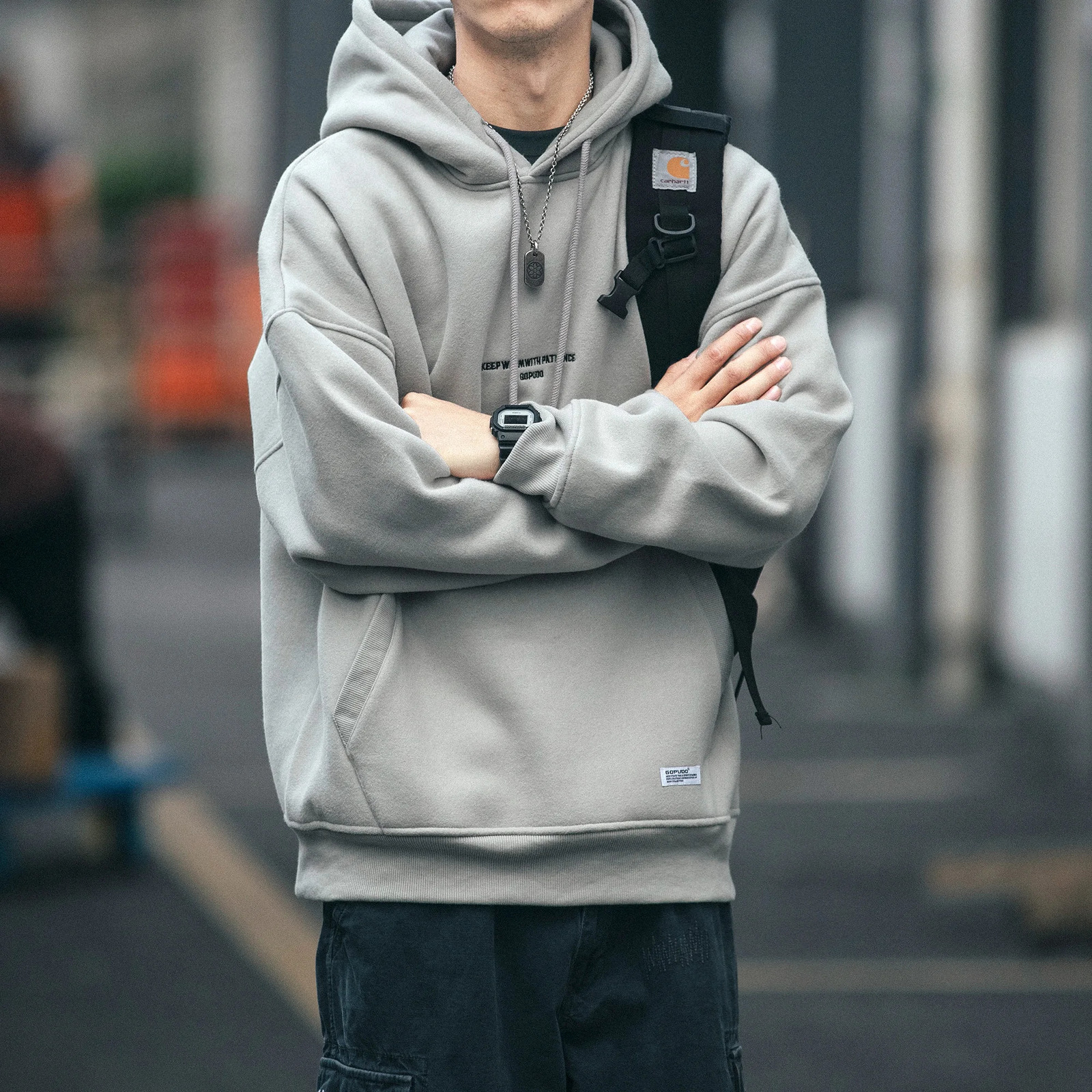 Plus Size Harajuku High Quality Thin Fleece Hoodie Japanese Streetwear Hip Hop Sweatshirt Men Clothing Korean Couple Pullover 241011