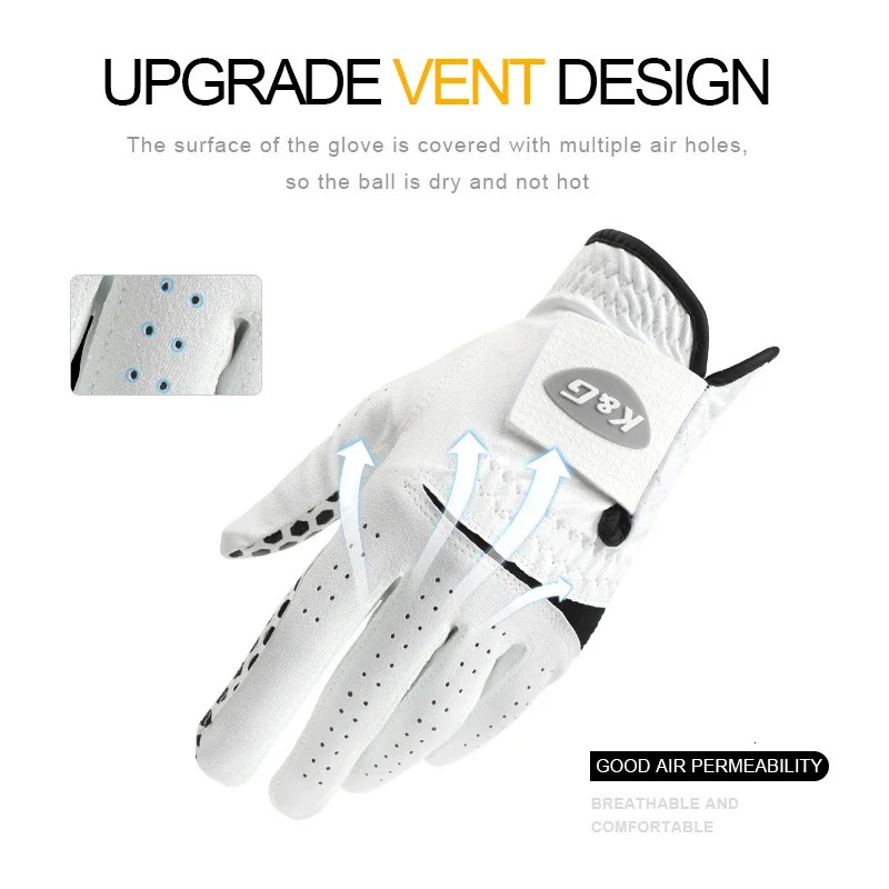 Packaging 1 person golf glove mens left hand soft breathable pure sheepskin anti slip particle 2223242526 241009