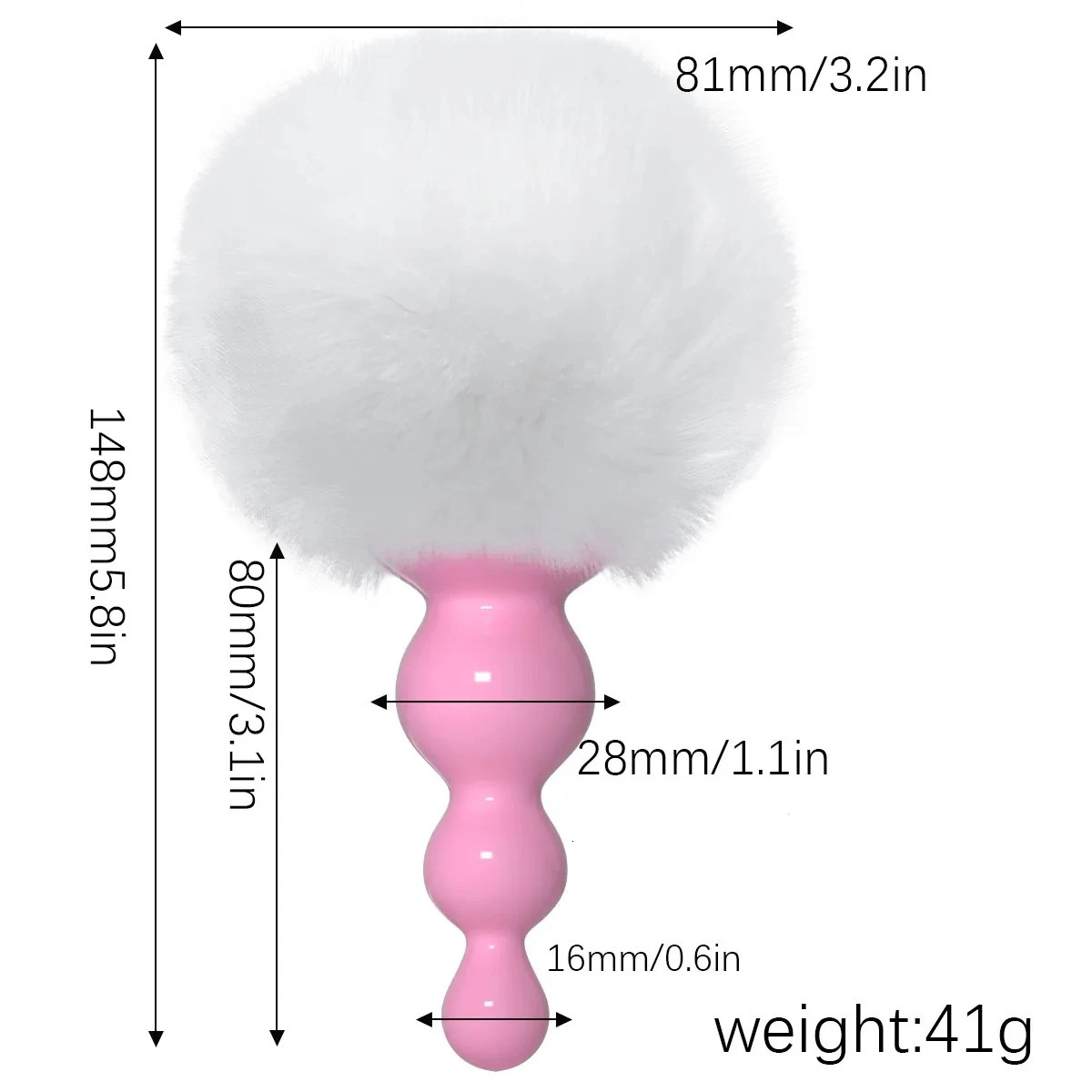 Silicone Anal Plug Plush Rabbit Tail Sex Toy for Women Men Gay Sexy Butt Plug Prostate Massager Tail Anal Plug Erotic Role Play 241010