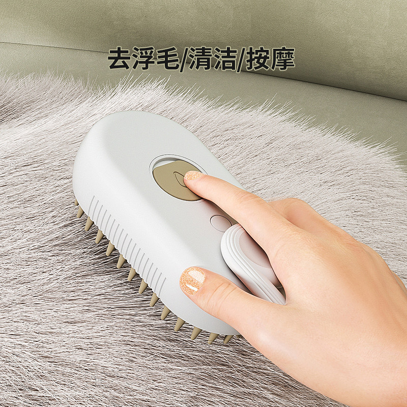 3 in 1 Electric Spray Cat Hair Brushes for Massage Pet Grooming Comb Hair Removal Combs Cat Steam Brush Steamy Dog Brush