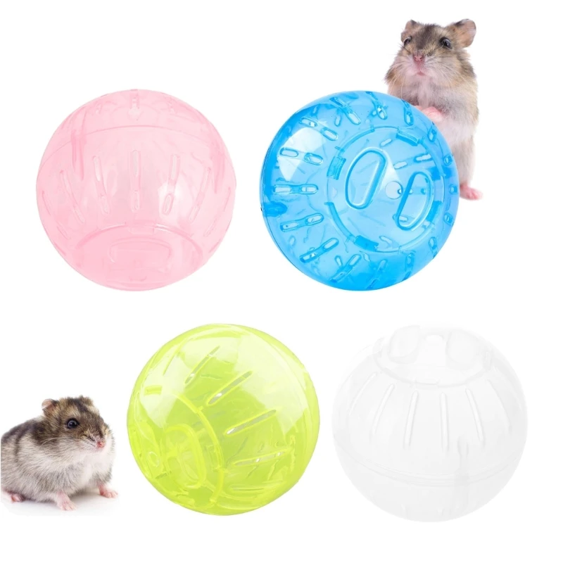 Dwarf Hamster Exercise Ball Plastic Mute Running Spinner Toy for Mini Gerbil