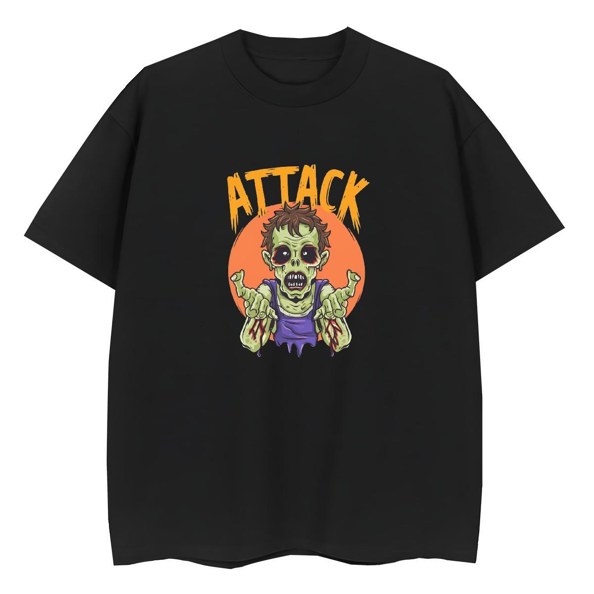 New Arrival T shirt 230g 100% Cotton Breathable Soft Casual Daily Wear skull Woman Tshirt Comfortable Custom Cartoon Tops Tees