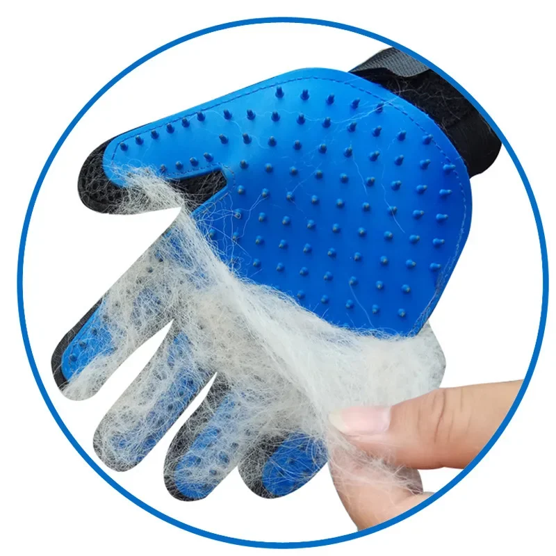 Dog Pet Dog Grooming Equipment Gloves Silicone Cats Brush Comb Hair Removal Bath Cleaning Supplies Bathe Dogs Products Home