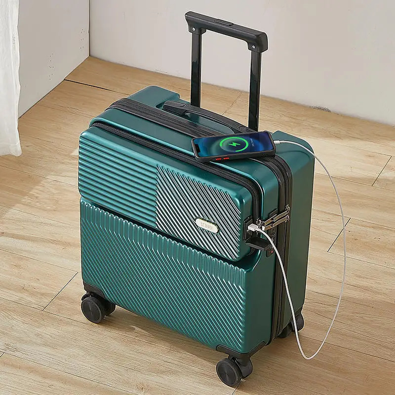 18 female boarding lage small lightweight 20 inch front opening multifunctional travel suitcase for men 241007 e7a2 4