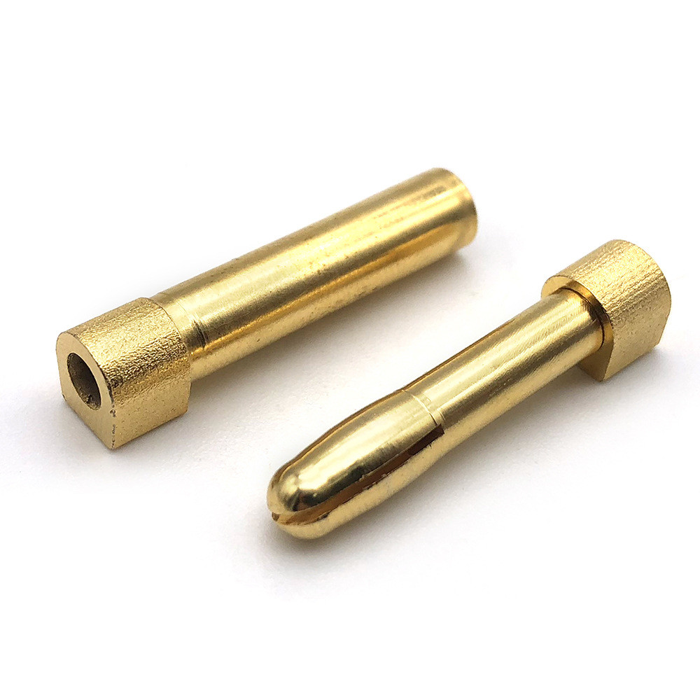 Precision Manufactured Unconventional Shape Copper Pins - Custom Brass Options Available