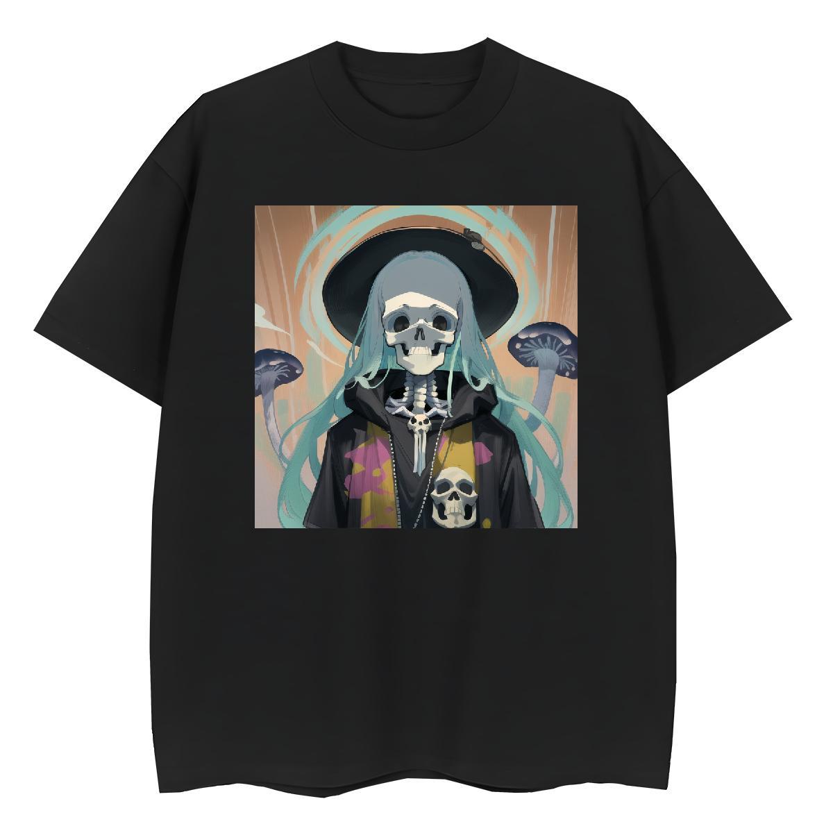 New Arrival Woman T Shirts 100% Cotton 230g Breathable Soft Street Wear skull Unisex Tshirts Wholesale Oversized L-4XL Clothes