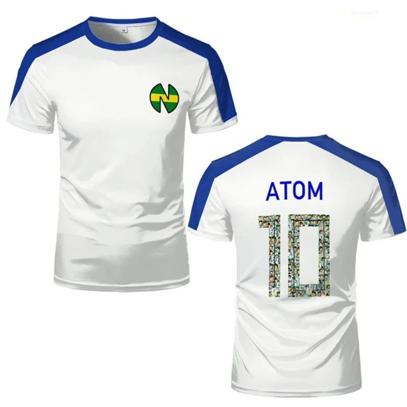 Sports T-shirts For Men Captain Tsubasa Anime Jersey Cosplay Custom Tops Loose Men And Women Quick-drying Sportswear Kids