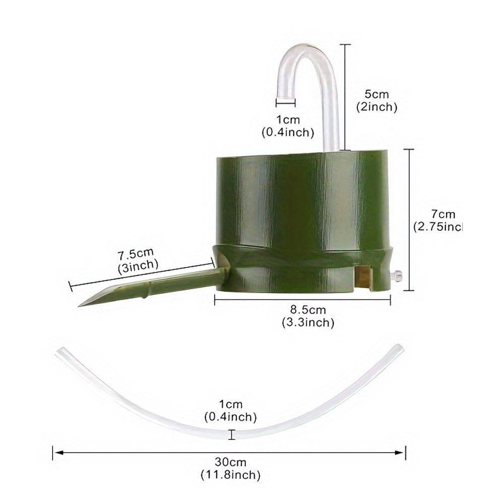 3 In 1 Aquarium Filter Box Bamboo Tube Type Filter Impurities External Round Fish Tank Filter Drip Box Aquarium Supply Ornaments