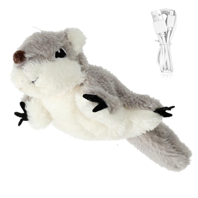 Electric Flying Bird For Cats Simulation Flying Bird Cat Teasing Catnip Toy Realistic Appearance Teasing Cat Toy For Medium Cats