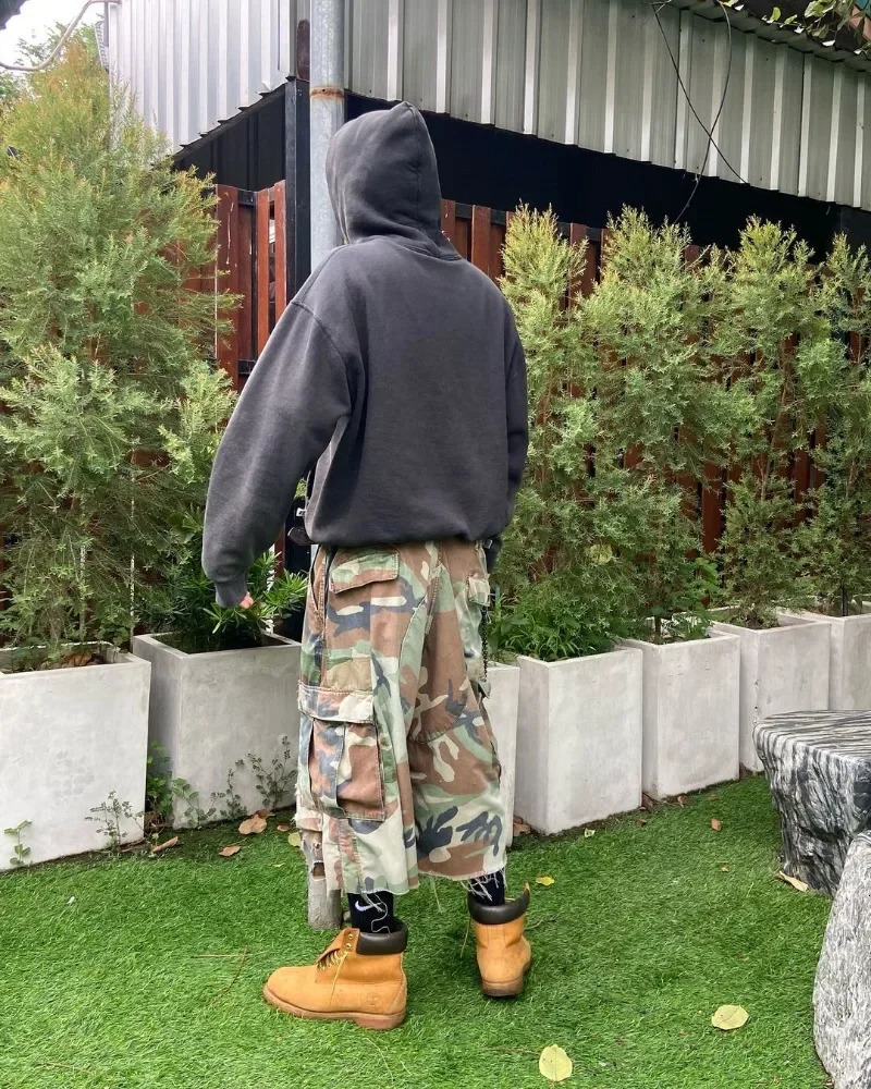 American Street Washed Old Fashion Loose Pullover Hoodie Men Y2k Goth Punk Hip Hop Rock Letter Printed Hole Sweatshirt Women 241011