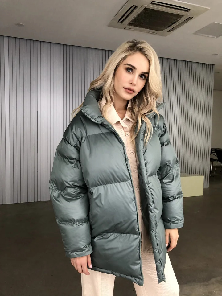 Thick Warm Fluff Parka For Women Female Winter Jacket Stylish Coat Waterproof Outerware 2024 241010