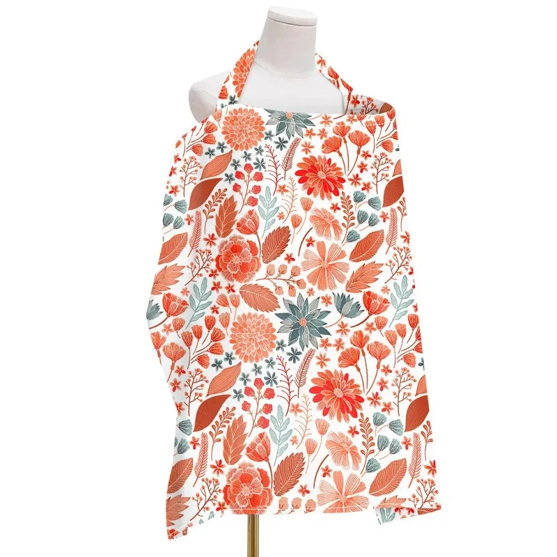 Breathable Breastfeeding Cover Baby Feeding Nursing Covers Adjustable Nursing Apron Outdoor Privacy Cover Mother Nursing Cloth 241008