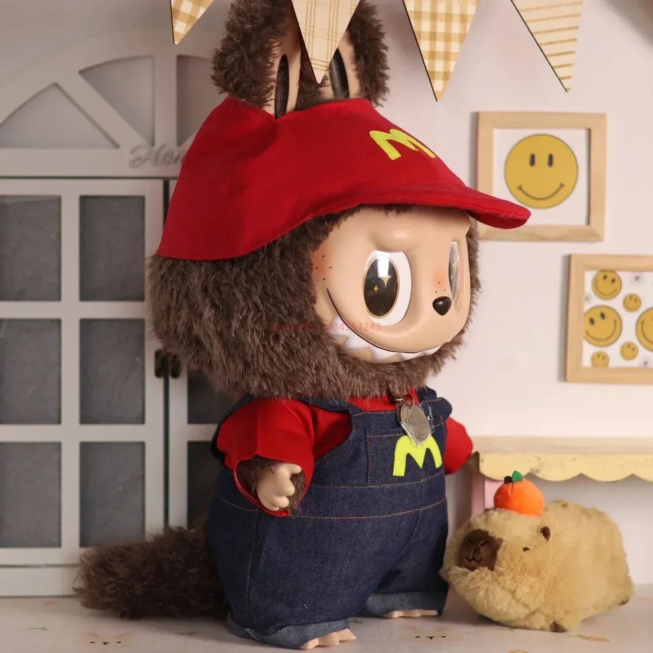 Zimomo Enamel Doll Large 58cm Labubu Celebrity Style Set Rich Miss Clothing Birthday Gifts 2410