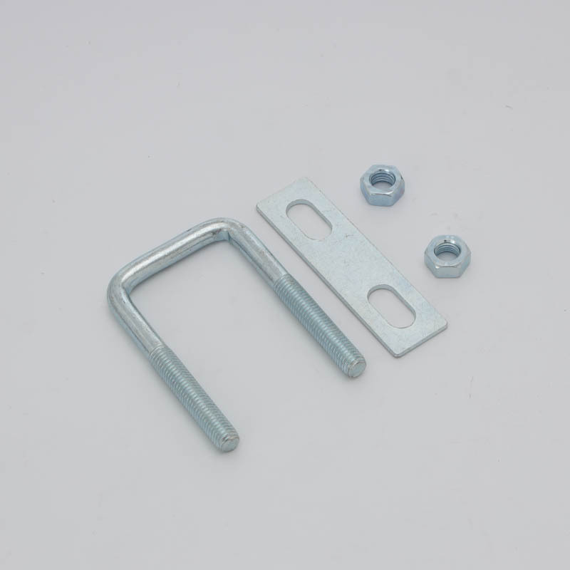 Durable M12 Square Clamps Universal U-Type Fastening Solution for Tubing