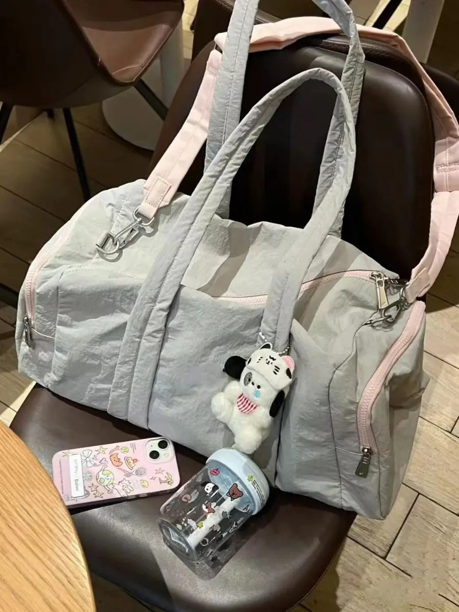 Miyagawa High Capacity Handbag Travel Storage Handbag Korean Fashion Shoulder Cross Bag 241008