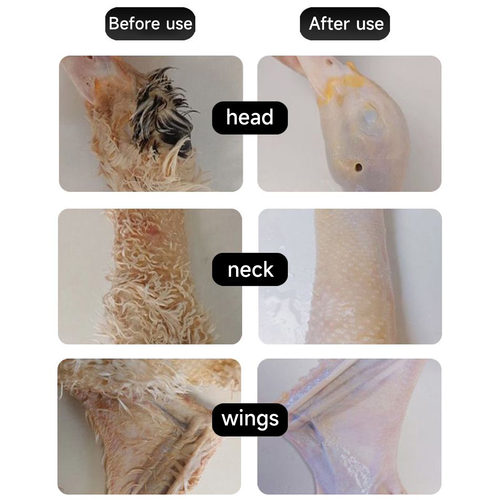 Electric Handheld Chicken Quick Poultry Plucker Portable Feather Plucking Removal Machine Chicken Duck Goose Automatic Epilator