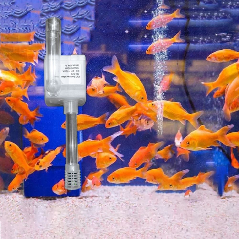 USB Small Submersible Pump Ultra Quiet Suction Cup Mini Water Pump 1W Plastic Water Fountain Pump Fish Tank