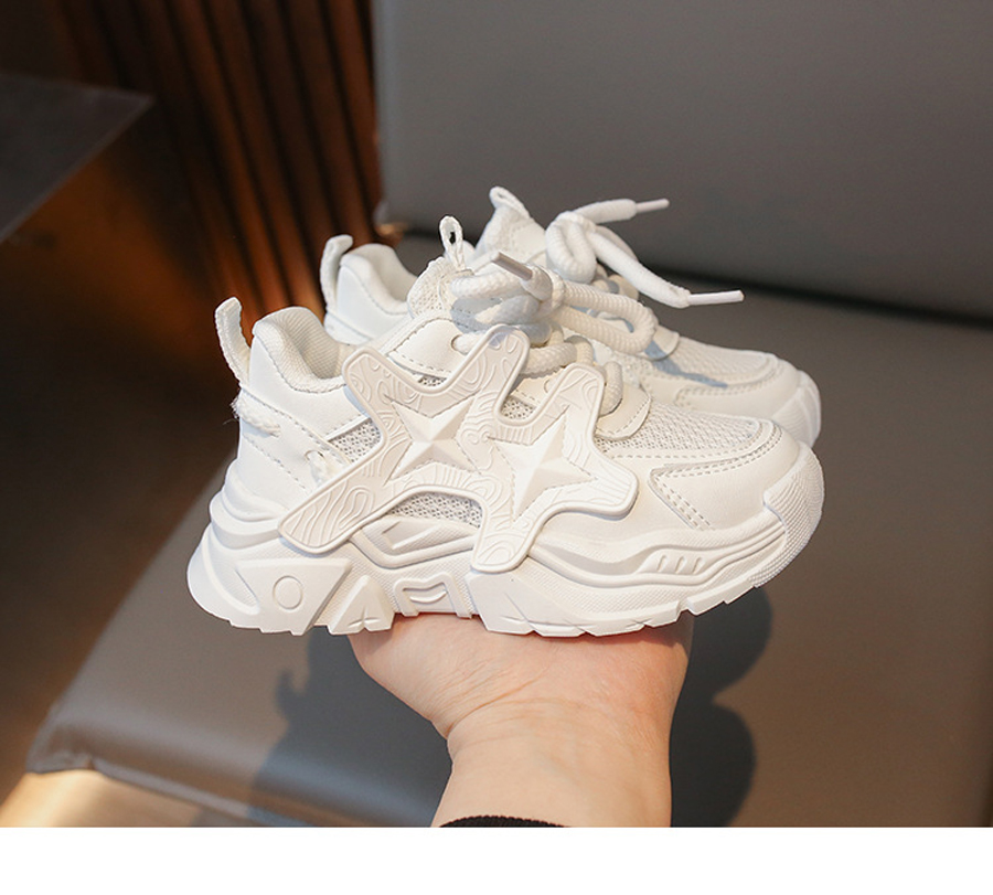 Children Sport Boy Anti Slip Soft Sole Basketball Shoes Girl Trendy Walking Winter Platform Height Increasing Infant Comfortable Kids Sneakers Big Siz