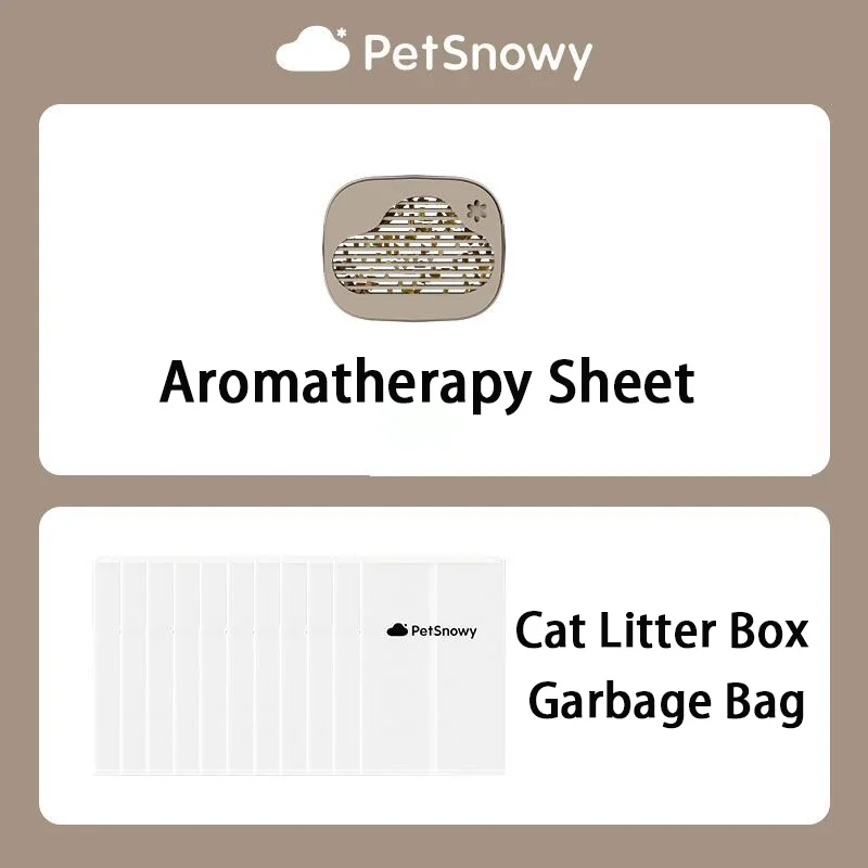 PetSnowy Automatic Cats Toilet Robert Aromatherapy Sheet Disposable Garbage Bag Professional Deodorization Cleaning Supplies