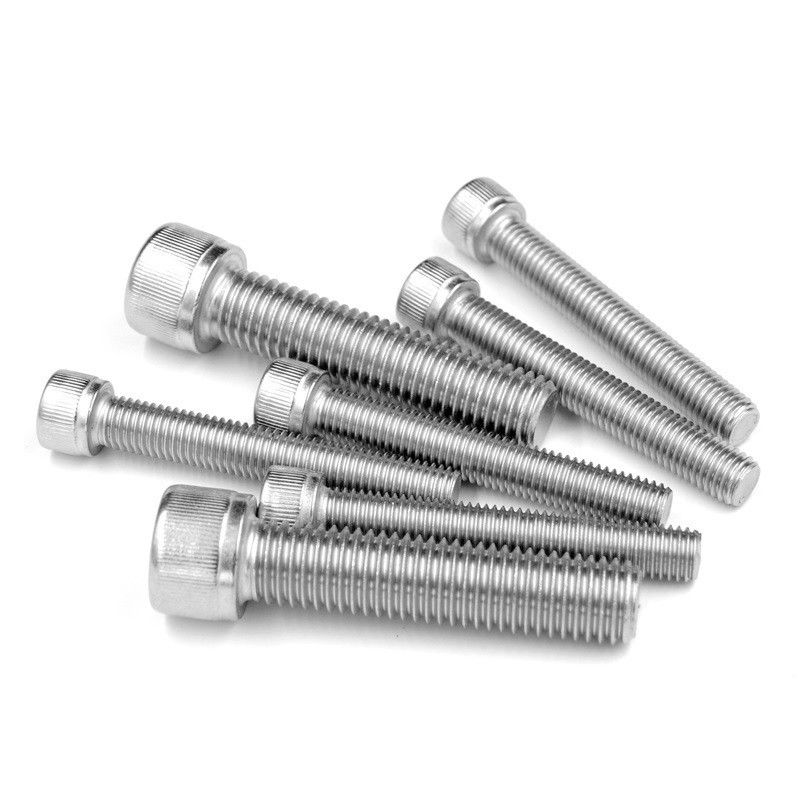Stainless Steel M8-M12 Cylinder Head Hexagon Bolts DIN912 for Precision CNC Mechanical Assemblies