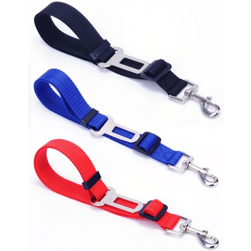 Adjustable Pet Dog Cat Safety Leash Car Vehicle Seat Belt Harness Seatbelt Universal Pet Safety Belt,Heavy Duty Nylon Seatbelts
