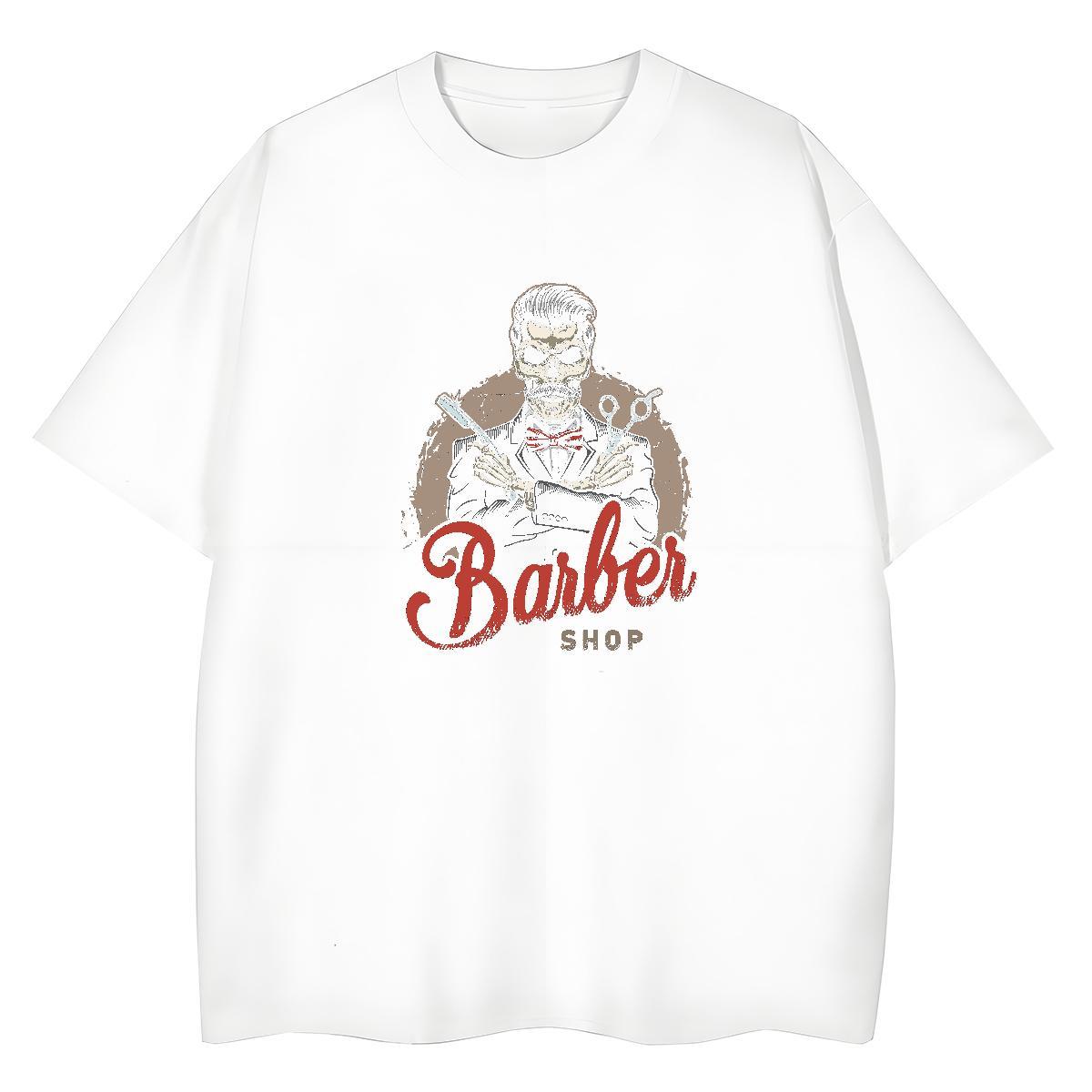 New T Shirts Women 230g Pure Cotton Crew Neck Breathable Casual Sport skull Lady T shirt Unisex Customized Tops Tees