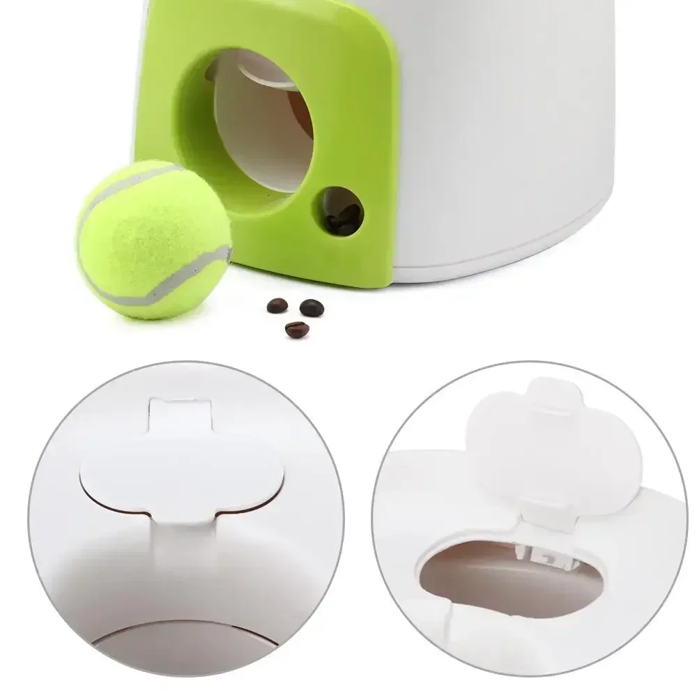 Interactive with 1pcs Ball Cats Dogs Toy Food Reward Machine Smart Feeder Throwing Mmachine Pet Ball Thrower Dog Training