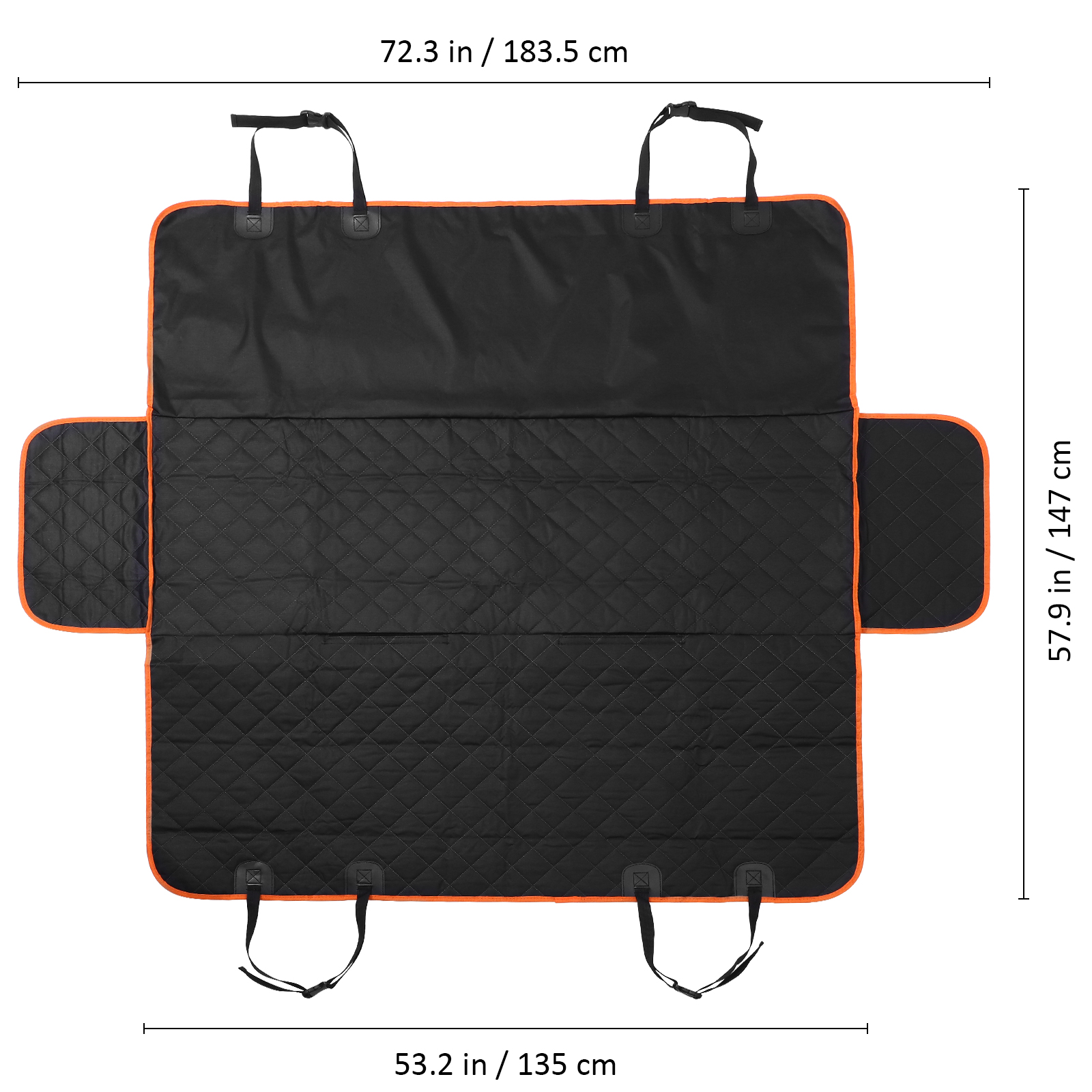 Waterproof Pet Mat Dog Car Seat Cover Hammock For Backseat Covers Trucks Accessories Paw Protector