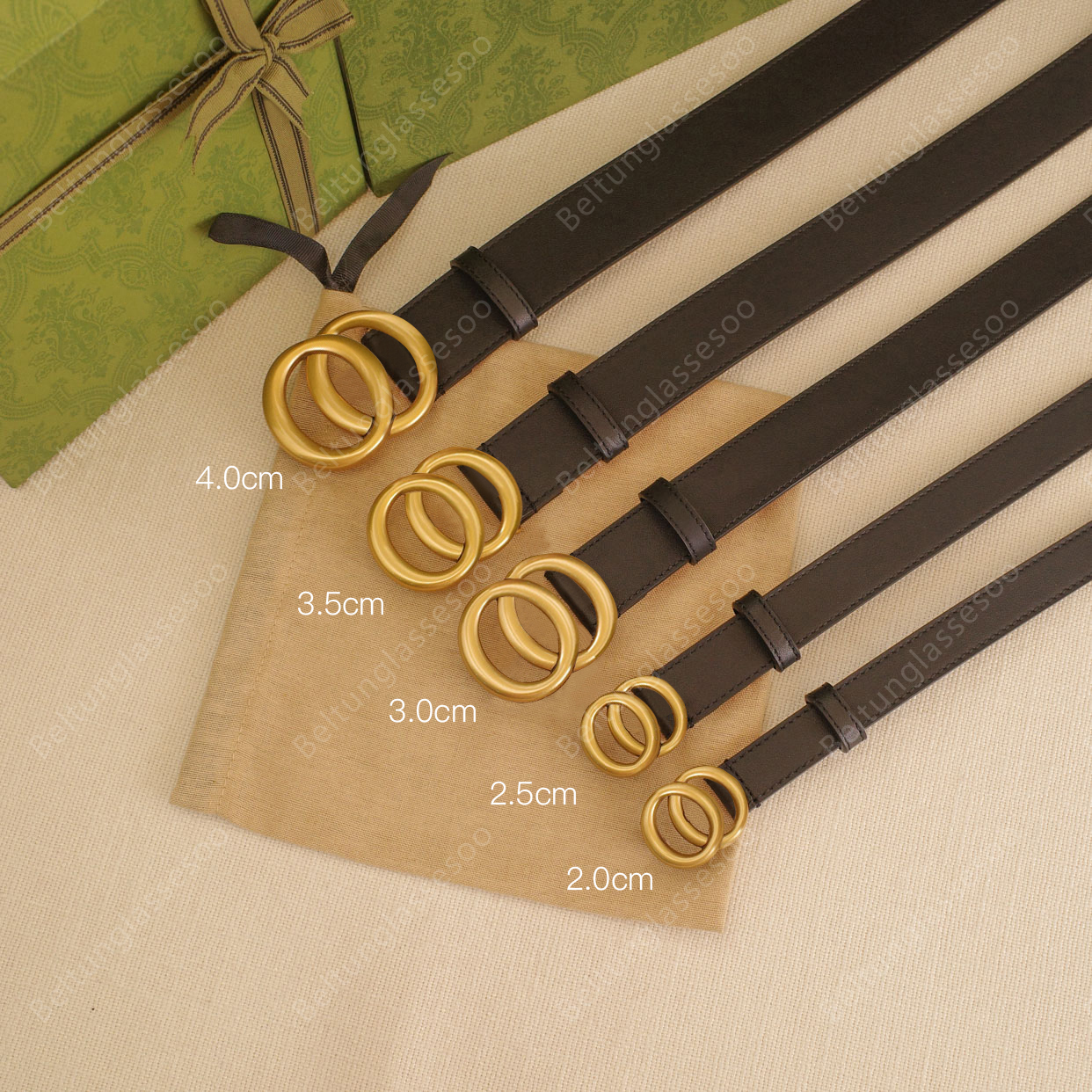 Designer Belt Luxury Man Woman Belt Top Quality Ceinture Luxe Fashion Waistband Bronze Double Letters Buckle 5 Colors 5 widths 2.0cm 2.5cm 3.0cm 3.5cm 4.0cm