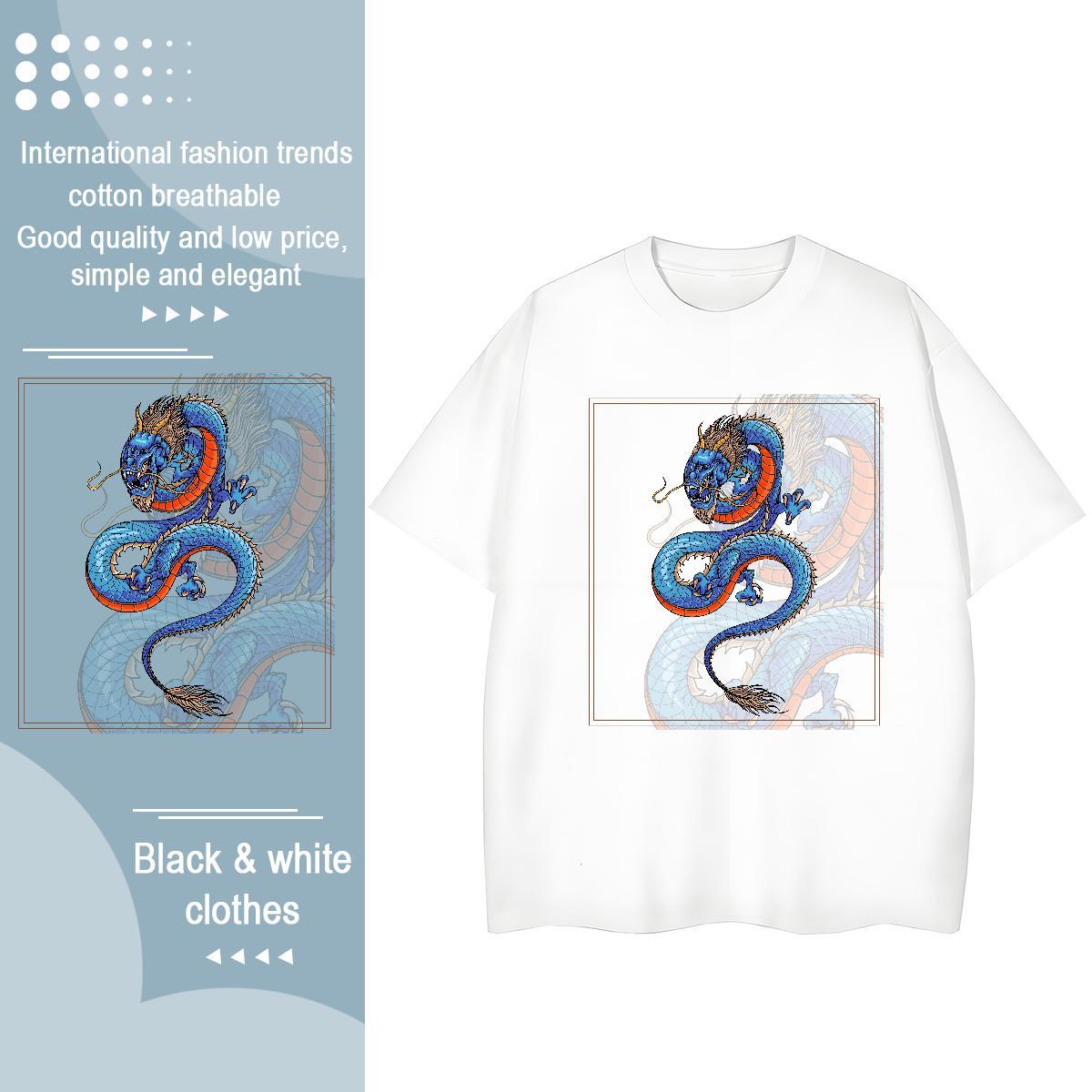 Stylist T-Shirts for Women 100% Cotton 230g Breathable Short Sleeve Sport fierce Woman Tshirt Wholesale Cartoon Anime Tees Shirts