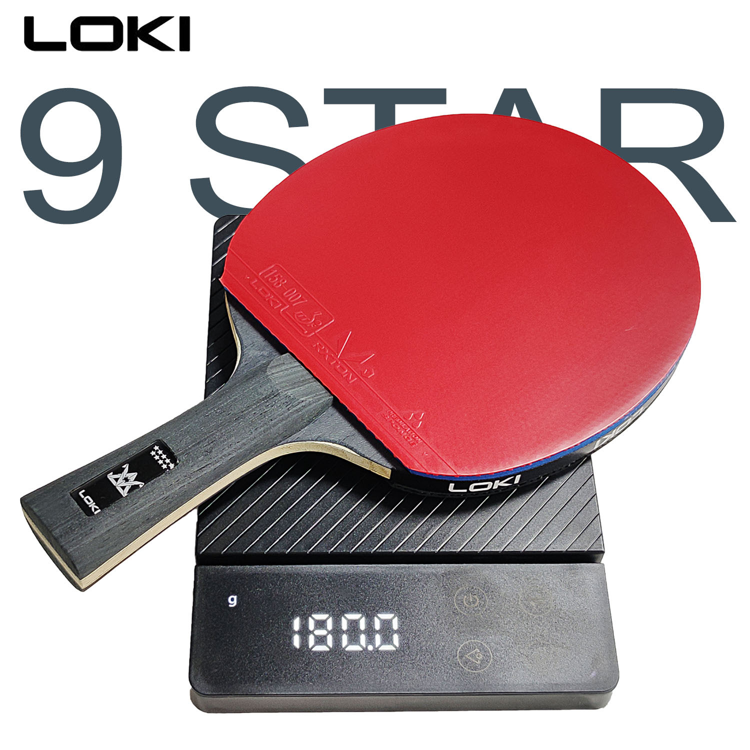LOKI 9 Table Tennis Racket Professional 5+2 Carbon Ping Pong Paddle 6/7/8/9 Star Ultra Offensive With Sticky Rubbers