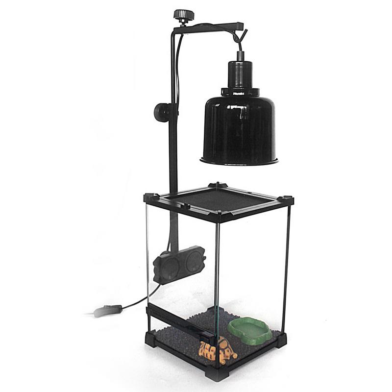 Detachable Aquariums Hunging Light Stand Suction Reptile Lamp Holder Small Reptile Dome Lamp Bracket For Tortoise Lizards