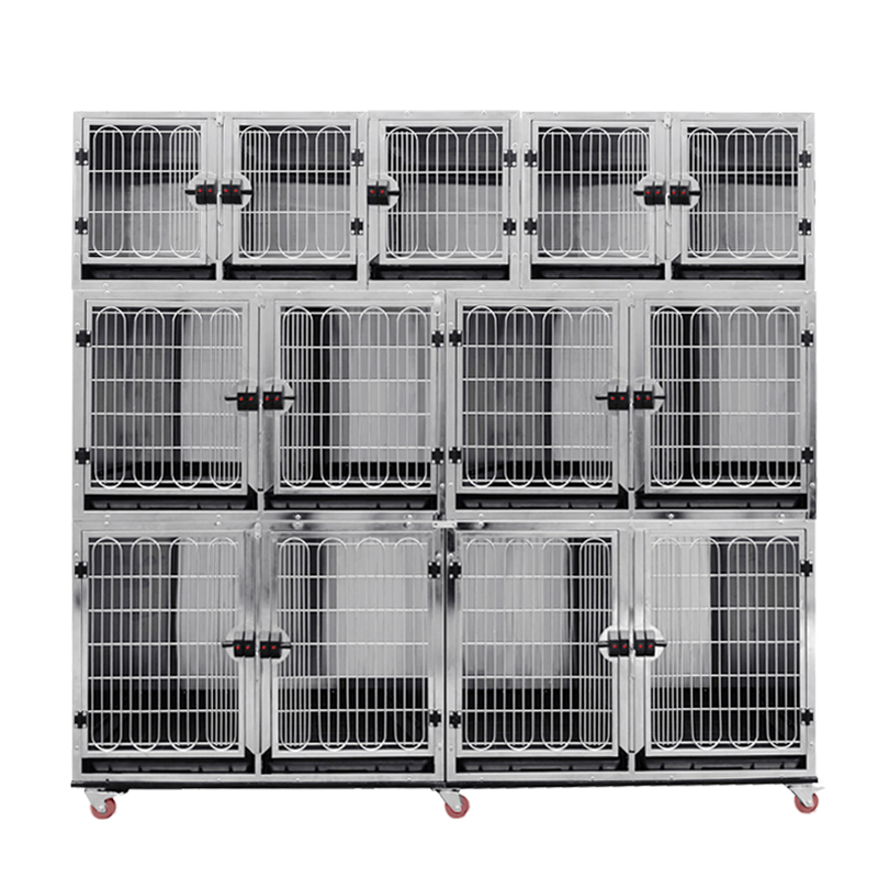 Combined Transportation Foster Care Stainless Steel Foldable Dog Pet Crate Cage