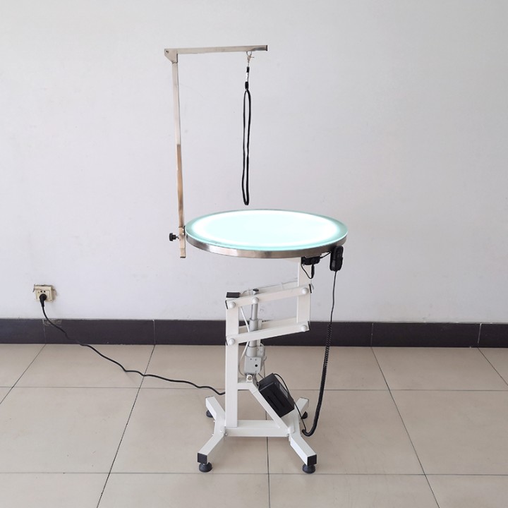 USMILEPET Direct Factory Superior Quality Pet Grooming Table For Pet Beauty Salon Round Table Pet Grooming Supplies With LED Lig