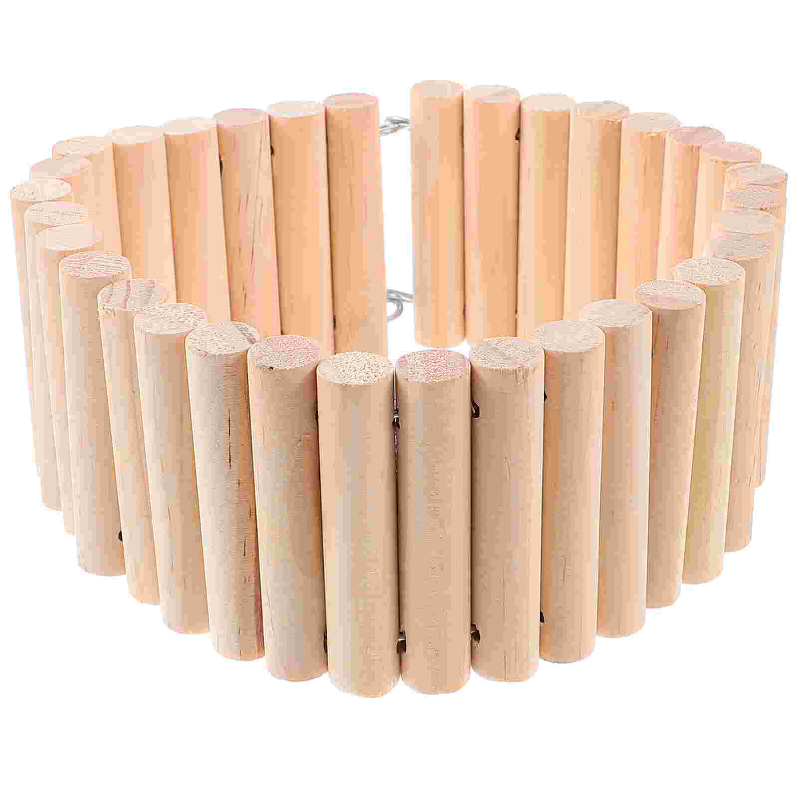 Wooden Climbing Ladder Hamster Resting Ladder Hamster Flexible Wooden Hamster Ladder Plaything Hamster Ladder Cage Movable Rest