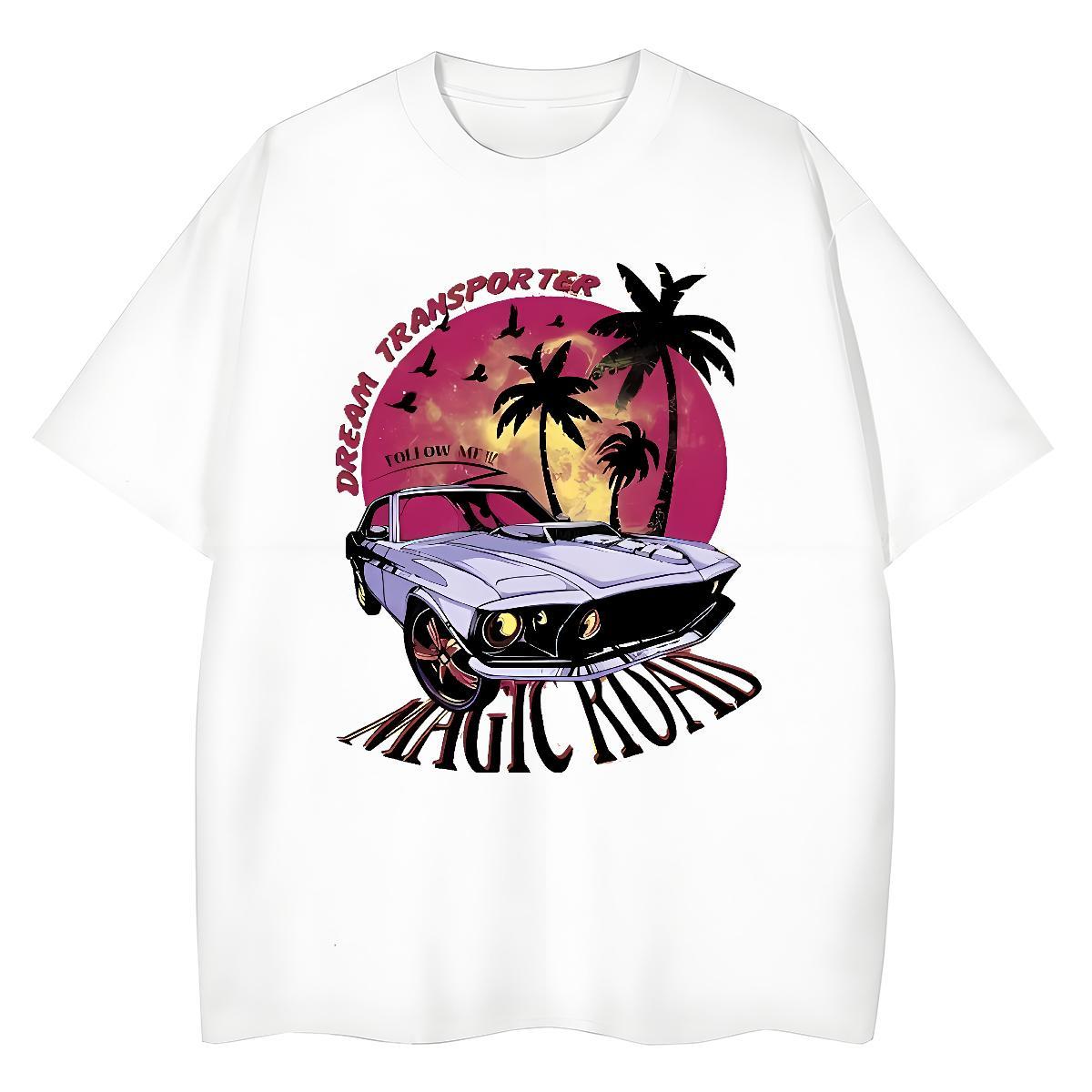 2024 Casual T-Shirts for Women 100% Cotton 230g Breathable Short Sleeve Casual Daily Wear beach Women Tshirts High quality Skull Polos