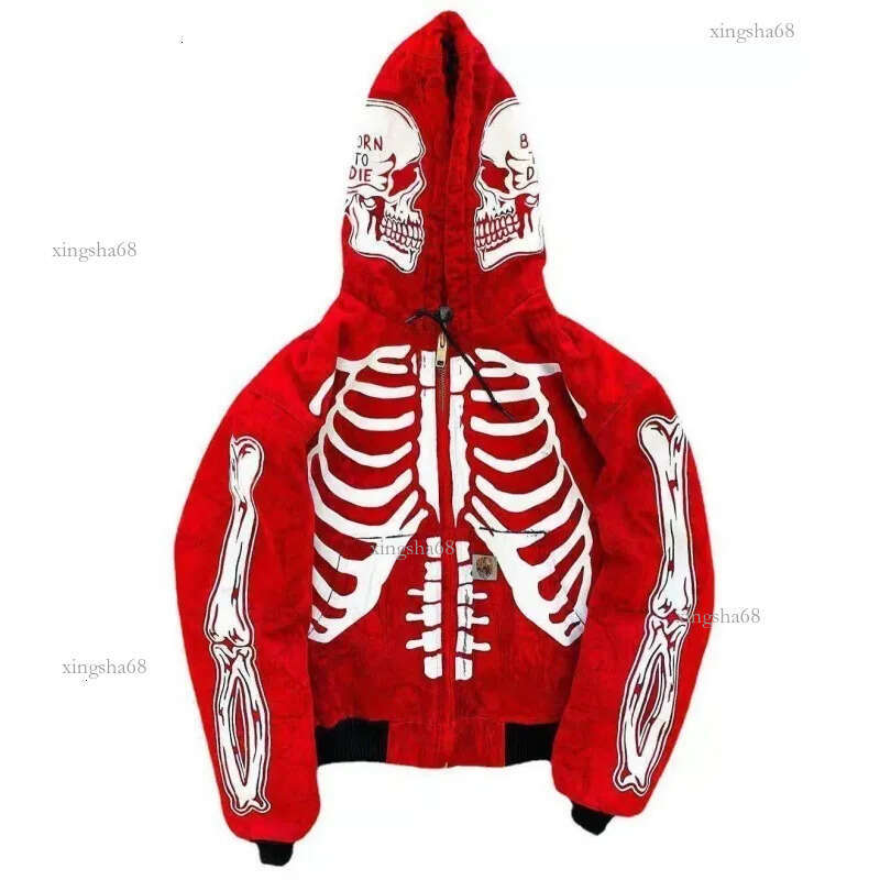 European and American Letter Embroidery Oversized Hoodie Women Y2K High Street Couple Coat Retro Loose Zipper Sweatshirt Men 240131